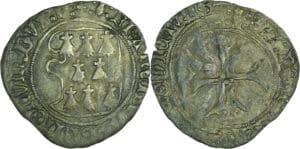 France - Bretagne - François Ier - Blanc d'argent à la targe (Rennes)