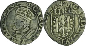 France - Franche-Comté - Charles Quint - Blanc 1581 (Besançon)