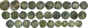 France - Franche-Comté - Charles Quint - Lot de 15 monnaies