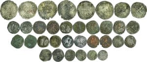 France - Bourgogne - Lot de 17 monnaies