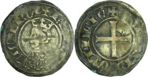 France - Provence - Charles II d'Anjou - Double denier (Saint-Rémy)