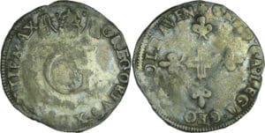 France - Comtat Venaissin - Grégoire XIII - Double sol (Avignon)