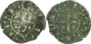 France - Comté d'Anjou - Charles II - Denier