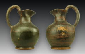 Grèce - Campanie - Œnochoé en terre cuite - 3ème / 4ème siècle av. J.-C.
