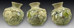 Rome - Vase en verre irisé - 6ème siècle ap. J.-C.