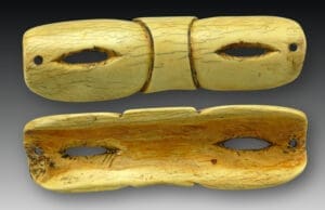 Canada - Inuit - Lunettes en os - Fin du 19ème siècle / Début du 20ème siècle