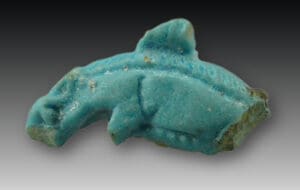 Égypte - Basse Époque - Amulette de Thouéris en fritte - 664 / 343 av. J.-C. (26ème-30ème dynasties)