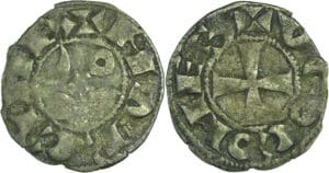 France - Comté de la Marche - Hugues IX - Denier