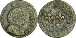 France - Principauté d'Orange - Frédéric-Henri de Nassau - Double tournois 1640