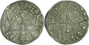 France - Nivernais - Comté de Nevers - Mahaut II - Denier