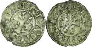 France - Limousin - Vicomté de Limoges - Denier au nom d’Eudes (1020-1100)