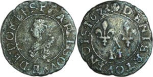 France - Dombes - Marie de Montpensier - Denier tournois 1620 (Trévoux)