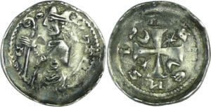 France - Lorraine - Évêché de Metz - Jean Ier d'Apremont - Denier