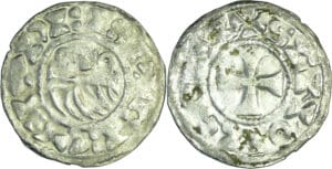 France - Champagne - Renaud II - Denier (Sens)