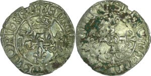 France - Henry V de Lancastre (1415-1422) - Gros florette - 3ème émission - Rouen