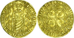 France - Charles VII (1422-1461) - Royal d'or - 1ère émission (9 octobre 1429) - Montélimar