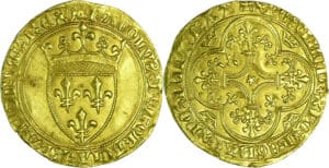 France - Charles VII (1422-1461) - Écu d'or - 1ère émission (21 janvier 1423) - Saint-André de Villeneuve-lès-Avignon