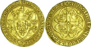 France - Charles VII (1422-1461) - Écu d'or à la couronne - 2ème émission (12 août 1445) - Montpellier