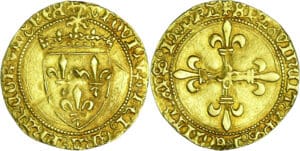France - Louis XI (1461-1483) - Écu d'or au soleil - Lyon