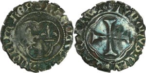 France - Charles VIII (1483-1498) - Denier tournois - Châlons sur Marne