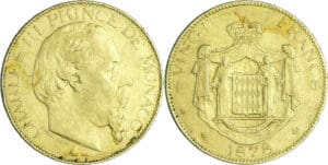 Monaco - Charles III (1856-1889) - 20 francs 1878 A