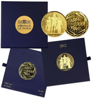 France - Cinquième république (1959- ) - 1000 Euro Hercule 2012