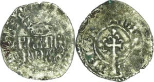 France - Jean II le Bon (1350-1364) - Blanc à la couronne - 5ème émission (6 mai 1359)