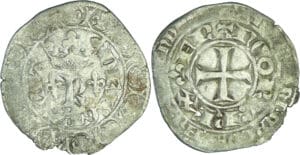 France - Charles V (1364-1380) - Blanc au K - (20 avril 1365)