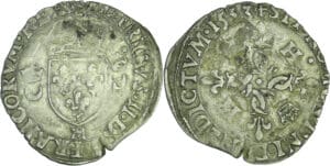 France - Henri II (1547-1559) - Douzain aux croissants - 1553 (Toulouse)