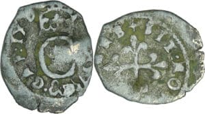 France - Charles IX (1560-1574) - Liard au C - 1575 (Aix)