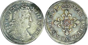 France - Louis XIV (1643-1715) - 4 sols dits « des traitants » - 1675 A (Paris)