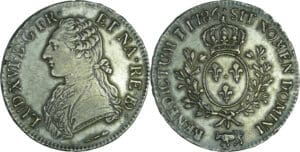 France - Louis XVI (1774-1792) - Écu de Béarn aux branches d’olivier - 1786 (Pau)