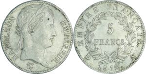 France - Napoléon 1er (1804-1814) - 5 francs revers empire 1812 A (Paris)