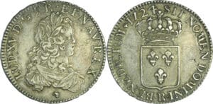 France - Louis XV (1715-1774) - Écu de France - 1724 R (Orléans)