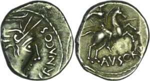 France - Narbonnaise - Denier au cavalier (vallée du Rhône) (100 av. J.-C.)