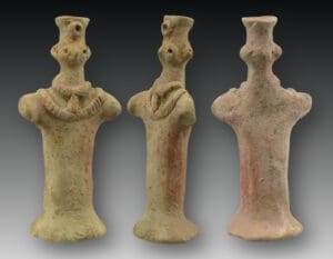 Moyen orient - Figurine féminine votive représentant la fertilité - Fin 2eme mill. avant J.-C