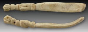 Caraïbes - Taino - Spatule vomitive en corail - 14ème-17ème siècle ap. J.-C.