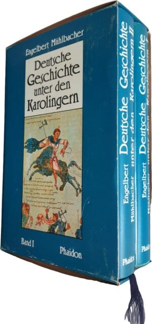 MÜHLBACHER, ENGELBERT, « Deutsche Geschichte unter den Karolingern », coffret de deux volumes, Phaidon Verlag, Essen, 1988