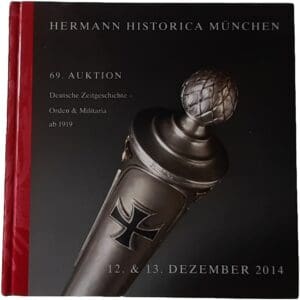 HERMANN HISTORICA, 69. Auktion - Teil I: Alte Waffen, Antiken, Jagdliches, Varia, catalogue de vente aux enchères, Hermann Historica OHG, Munich, 5 et 6 novembre 2014