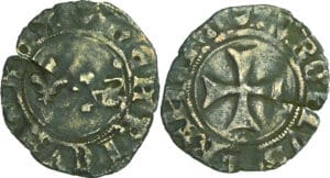 France - Henry VI de Lancastre (1422-1453) - Denier tournois - Rouen
