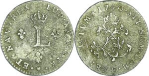France - Louis XV (1715-1774) - Double sol de billon - 1740 E (Tours)