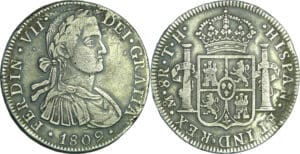 Mexique - Ferdinand VII (1808-1821) - 8 réales 1809 Mo T.H. (Mexico)