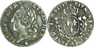 France - Louis XV (1715-1774) - 1/20 Écu à la vieille tête, frappe posthume - 1779 A (Paris) 2ème sem