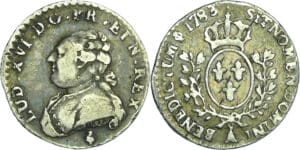 France - Louis XVI (1774-1792) - 1/20 d'écu aux branches d’olivier - 1783 A (Paris)