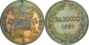 Vatican - Roma - Gregorio XVI (1831-1846) - Baiocco 1840 (Rome)