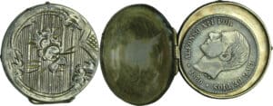 Espagne - Boîte à monnaie en argent