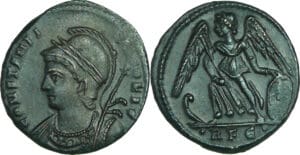 Constantin 1er - Nummus (322/323, Rome) - La Victoire