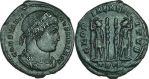Constantin 1er - Nummus (332-333, Trèves) - Soldats