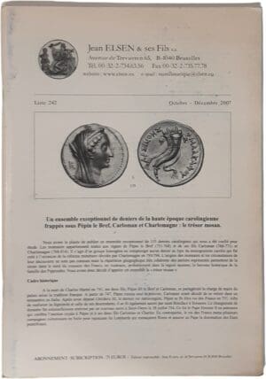 JEAN ELSEN & SES FILS S.A., Liste 242, octobre-décembre 2007, Bruxelles, Jean Elsen & ses Fils, 2007