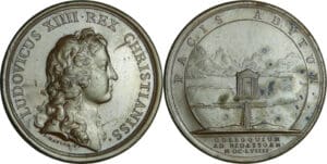 France - Médaille de Louis XIV - Conférences pour la paix, 1659, par J. Mauger